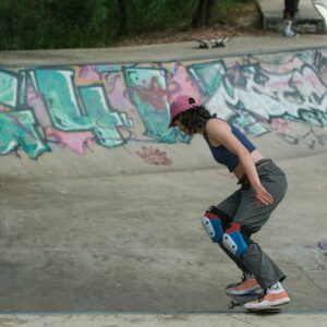 hobby meisje skateboarden